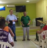Ministração de uma Palavra de Fé na Capela da Penitenciária de Petrolina Dr. Edvaldo Gomes em Petrolina/PE no dia 05 de fevereiro de 2014