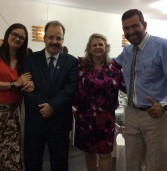 Ministração da Palavra de Deus na Igreja Missões Brasa Viva, em Três Lagoas, Mato Grosso do Sul.
