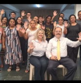 Domingo dia 11 de dezembro de 2022, mais uma vez ministramos o Curso CEI – Capelania Evangélica Interdenominacional na Igreja Batista Fonte e Vida em Contagem / MG.